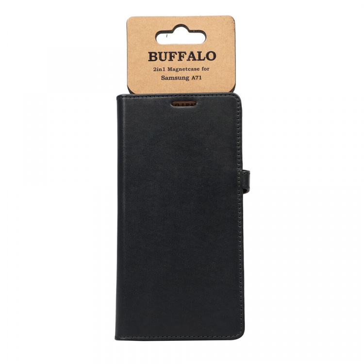 Buffalo Wallet Case Black - Samsung A71 Buffalo Wallet Case Black - Samsung A71
