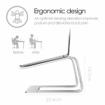 Desire2 Deskstand Supreme Pro Aluminum Silver Desire2 Deskstand Supreme Pro Aluminum Silver