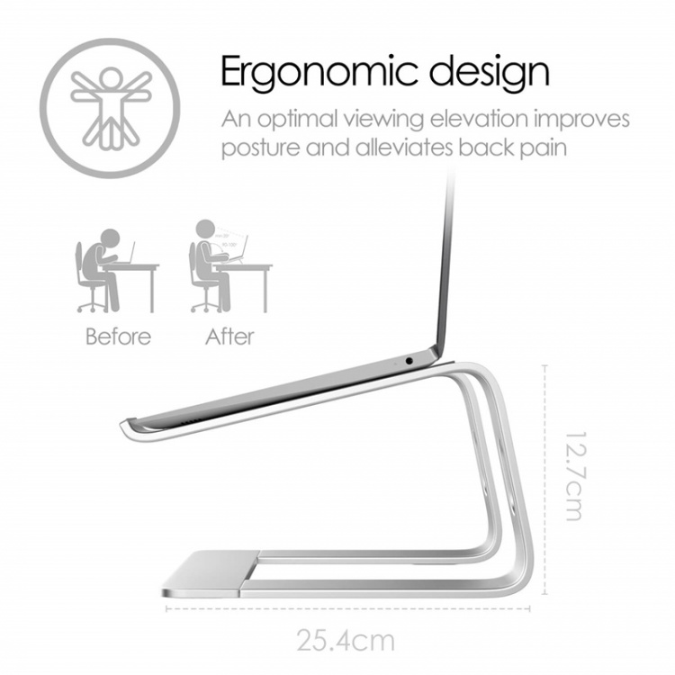 Desire2 Deskstand Supreme Pro Aluminum Silver Desire2 Deskstand Supreme Pro Aluminum Silver