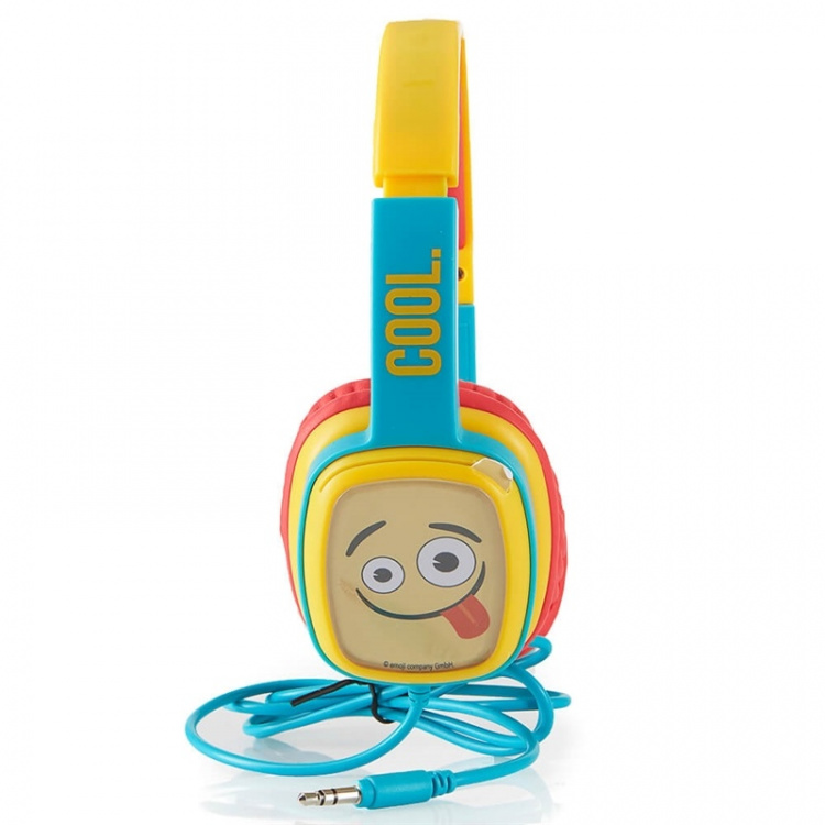 Emoji Headphone Flip\'N\'Switch Junior On-Ear Wired Blue 80dB