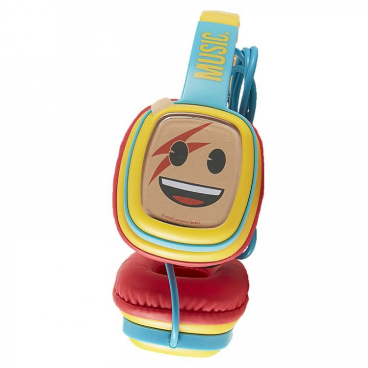 Emoji Headphone Flip\'N\'Switch Junior On-Ear Wired Blue 80dB