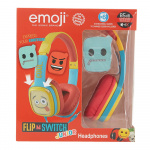 Emoji Headphone Flip\'N\'Switch Junior On-Ear Wired Blue 80dB