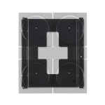 FLEXSON Wallmount SONOS AMP 4x Black FLEXSON Wallmount SONOS AMP 4x Black