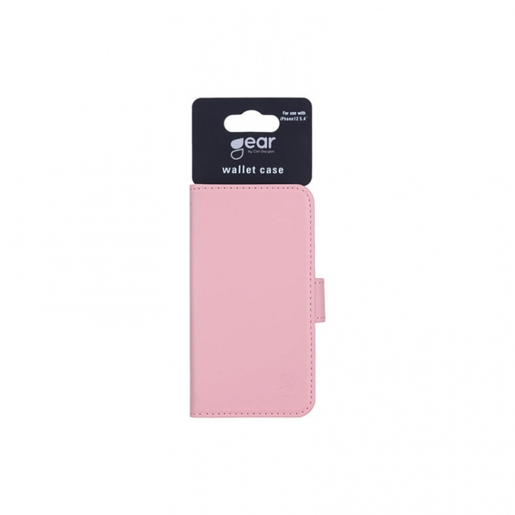 Gear Wallet Case 2 Card Slots Pink - iPhone 12 Mini Gear Wallet Case 2 Card Slots Pink - iPhone 12 Mini
