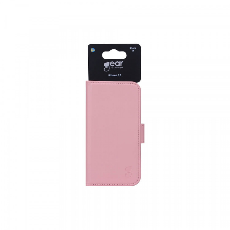 Gear Wallet Case 2 Card Slots Pink - iPhone 12 Mini Gear Wallet Case 2 Card Slots Pink - iPhone 12 Mini
