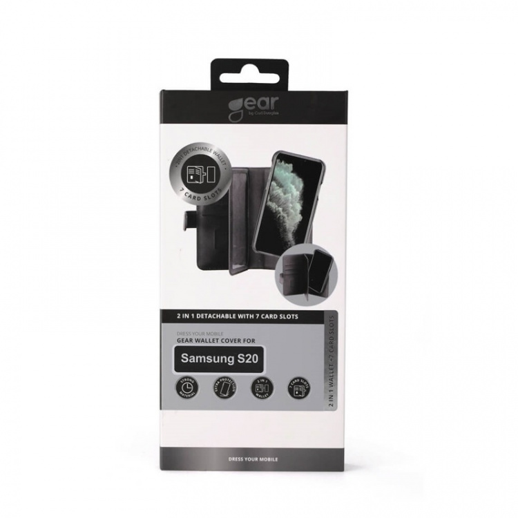 Gear Wallet Case Black - Samsung S20