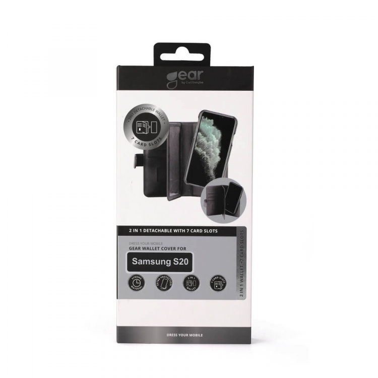 Gear Wallet Case Black - Samsung S20