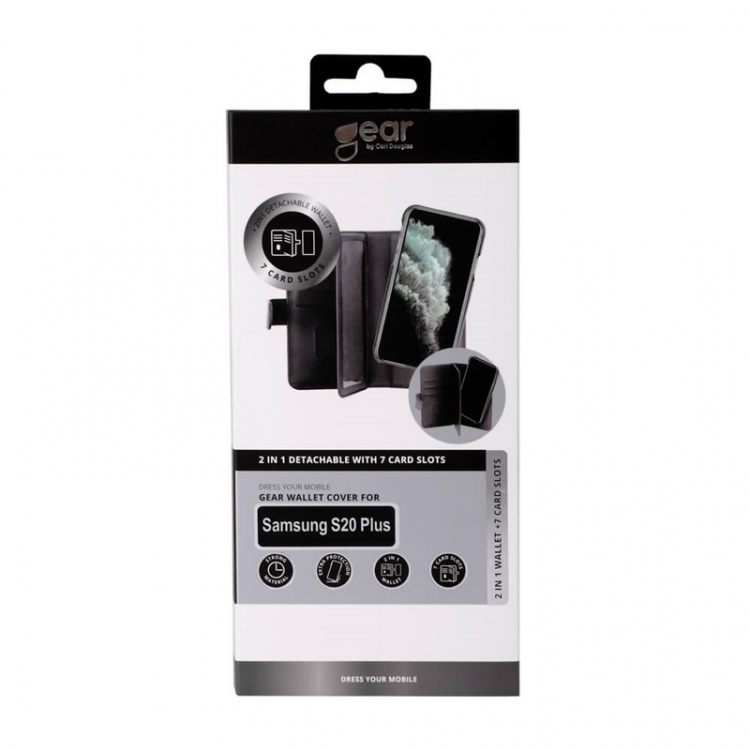 Gear Wallet Case Black - Samsung S20 Plus