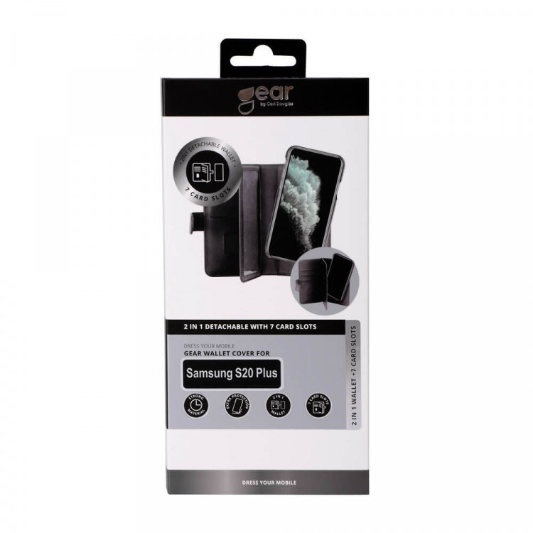 Gear Wallet Case Black - Samsung S20 Plus