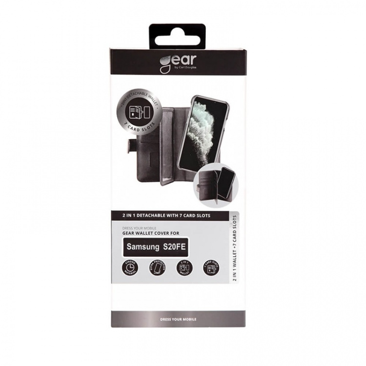 Gear Wallet Case Black - Samsung S20FE 5G / S20FE 4G