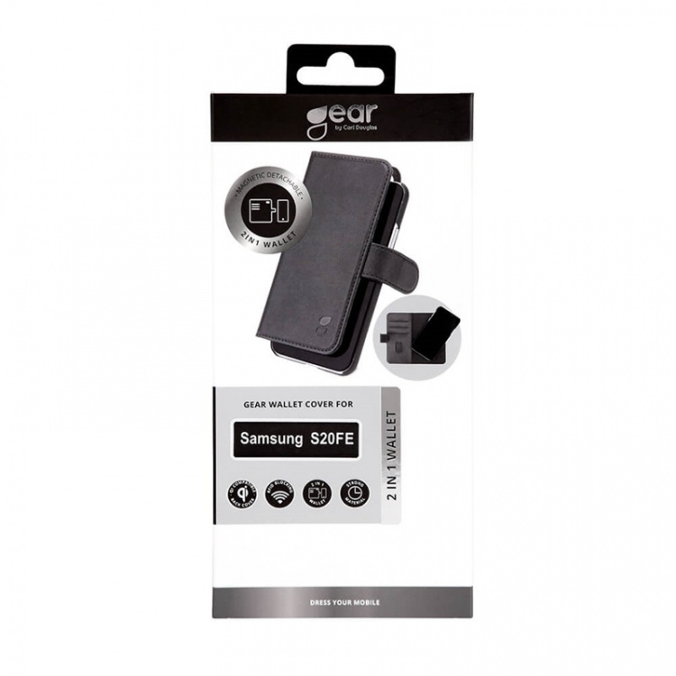 Gear Wallet Case Black - Samsung S20FE 5G / S20FE 4G