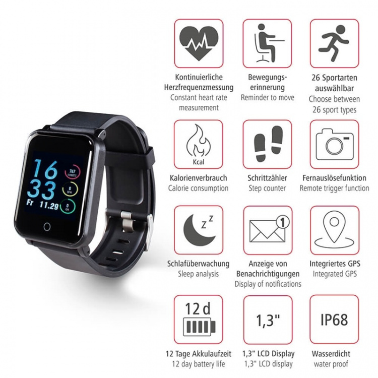 HAMA Fitness Tracker Fit Track 5900