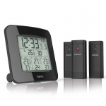 Hama Weatherstation EWS-Trio 3x Sensor Black Hama Weatherstation EWS-Trio 3x Sensor Black