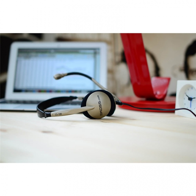 Koss Multimedia Headset CS 100 Guld Sort Mic