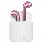 Ledwood Headphones I7S True Wireless In-Ear Pink Mic