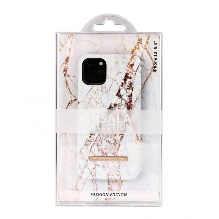 Onsala Mobile Cover Soft White Rhino Marble iPhone 12 5,4 Onsala Mobile Cover Soft White Rhino Marble iPhone 12 5,4