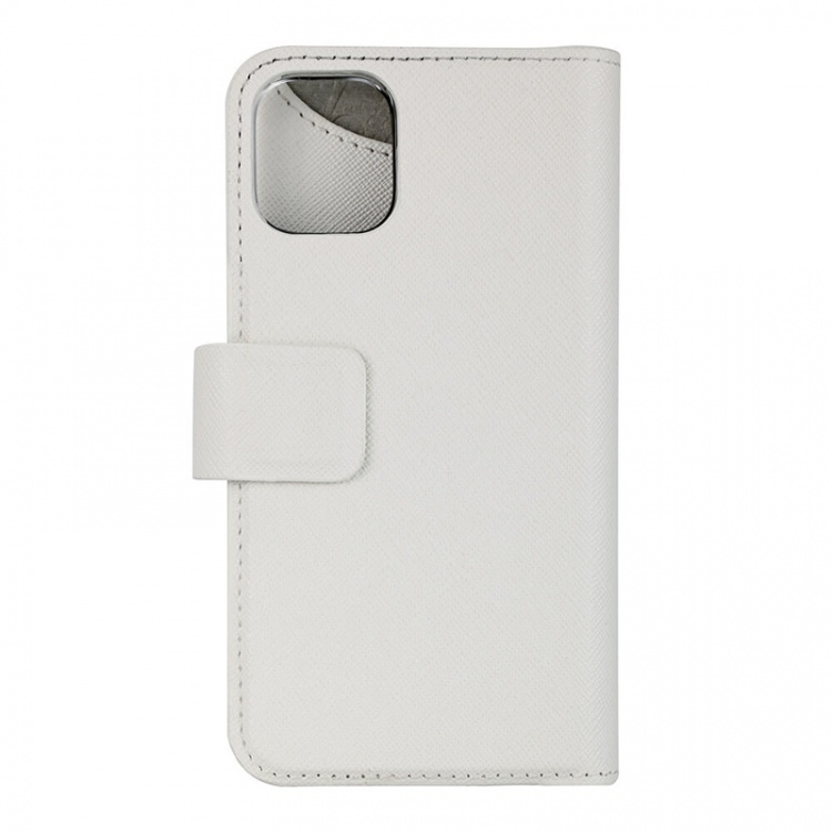 Onsala Wallet Case iPhone 12 Mini Saffiano White Onsala Wallet Case iPhone 12 Mini Saffiano White