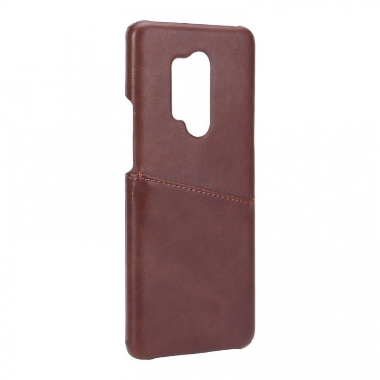 Onsala Mobilecover Brown Oneplus 8 Pro med Kortfack
