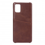 Onsala Mobilecover Brown Samsung A71 Creditcard Pocket