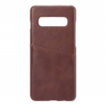 Onsala Mobilecover Brown Samsung S10 Plus Creditcard Pocket