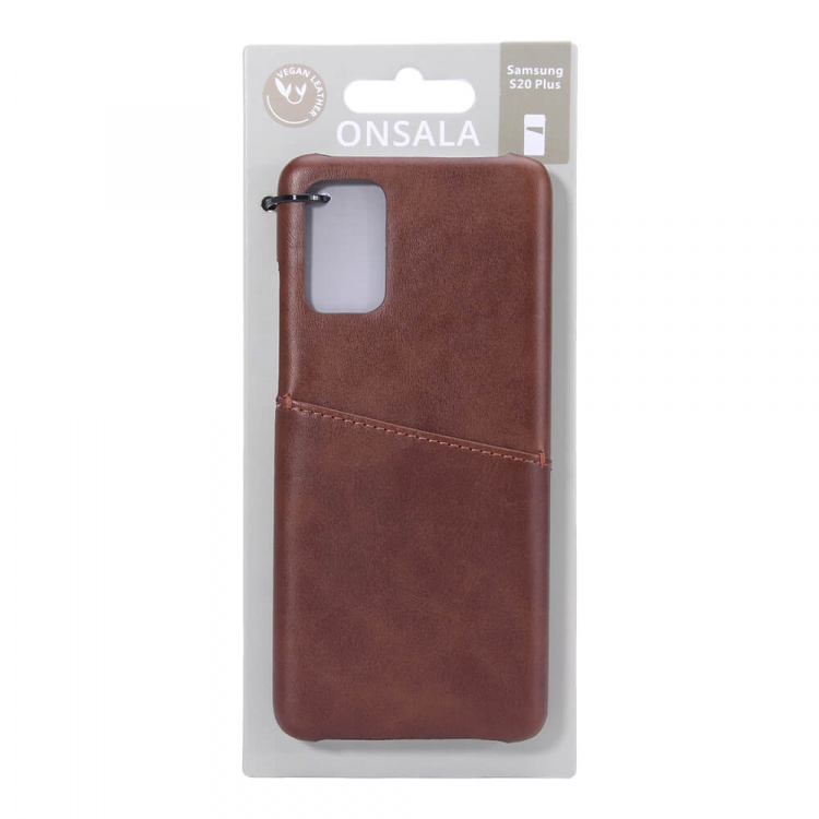 Onsala Mobilecover Brown Samsung S20 Plus Creditcard Pocket