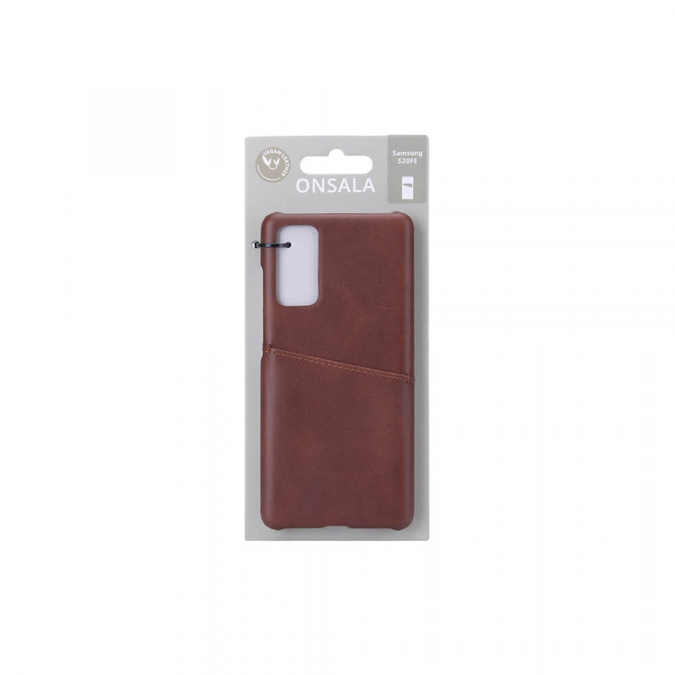 Onsala Phone Case Card Compartment Brown - Samsung S20FE 5G / S20FE 4