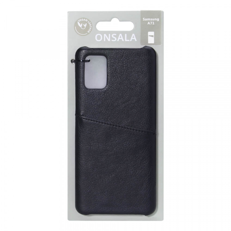 Onsala Mobilecover Black Samsung A71 Creditcard Pocket