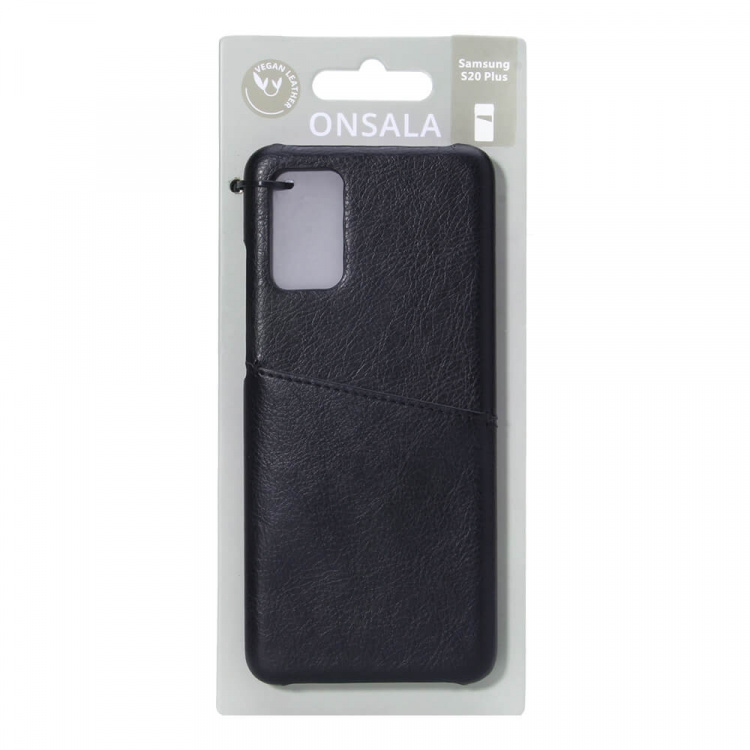 Onsala Mobilecover Black Samsung S20 Plus Creditcard Pocket Onsala Mobilecover Black Samsung S20 Plus Creditcard Pocket