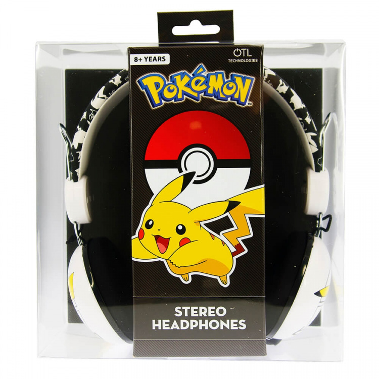 POKEMON Headphone Dome Tween On-Ear 90dB Japansk Pikachu