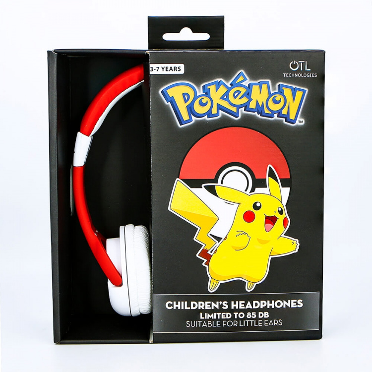 POKEMON Headphones Junior On-Ear 85dB Pokeball POKEMON Headphones Junior On-Ear 85dB Pokeball