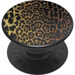 PopSockets Embossed Metal Leopard Removable Grip with Standfunction LUXE