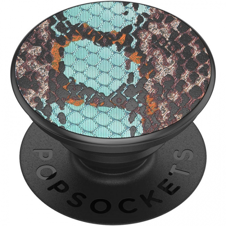 PopSockets Embossed Metal Water Snake Removable Grip with Standfunction LUXE