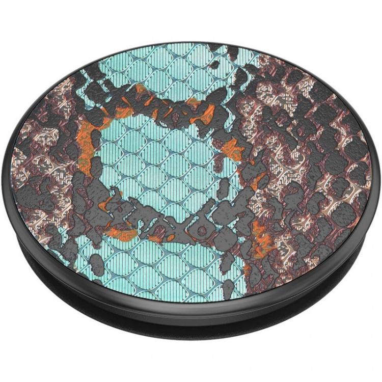 PopSockets Embossed Metal Water Snake Removable Grip with Standfunction LUXE