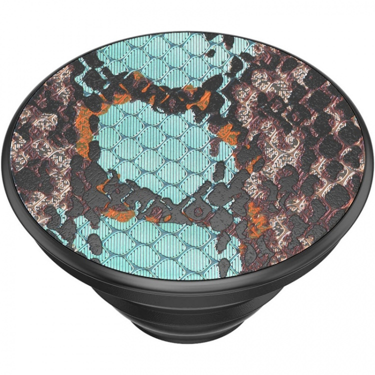 PopSockets Embossed Metal Water Snake Removable Grip with Standfunction LUXE