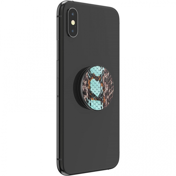 PopSockets Embossed Metal Water Snake Removable Grip with Standfunction LUXE
