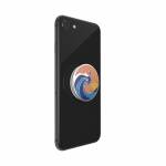 PopSockets Enamel Ride The Wave Coral Removable Grip with Standfunction Premium