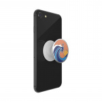 PopSockets Enamel Ride The Wave Coral Removable Grip with Standfunction Premium