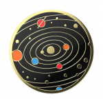 PopSockets Enamel Solar flare Black Removable Grip with Standfunction Premium