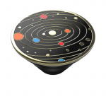 PopSockets Enamel Solar flare Black Removable Grip with Standfunction Premium