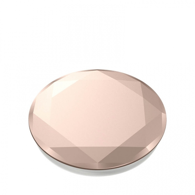 POPSOCKETS Metallic Diamond Rose Gold Removable Grip with Standfunction Premium