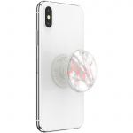 PopSockets Mirror Rose Gold Lutz Marble Gloss Removable Grip with Standfunction LUXE PopMirror