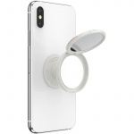 PopSockets Mirror Rose Gold Lutz Marble Gloss Removable Grip with Standfunction LUXE PopMirror