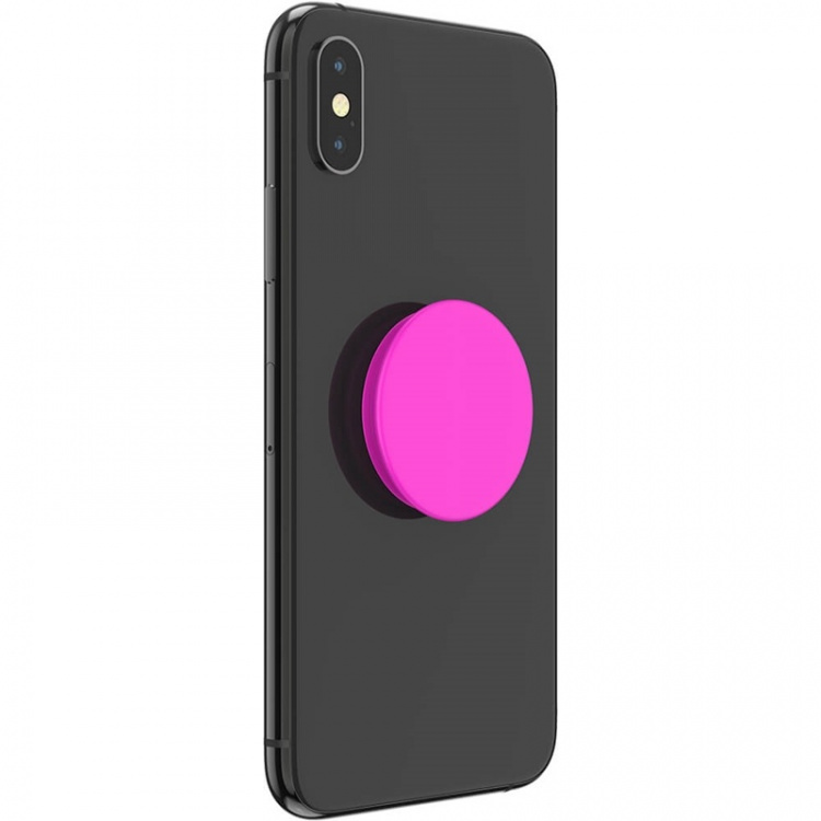 PopSockets Neon Day Glo Pink Removable Grip with Standfunction