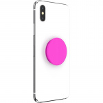 PopSockets Neon Day Glo Pink Removable Grip with Standfunction