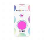 PopSockets Neon Day Glo Pink Removable Grip with Standfunction
