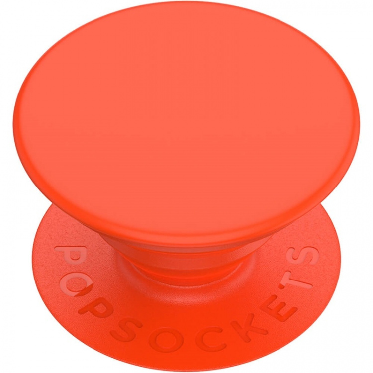 PopSockets Neon Electric Orange Avtagbart Grip med Ställfunktion