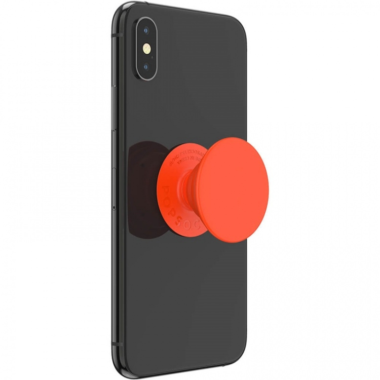 PopSockets Neon Electric Orange Avtagbart Grip med Ställfunktion