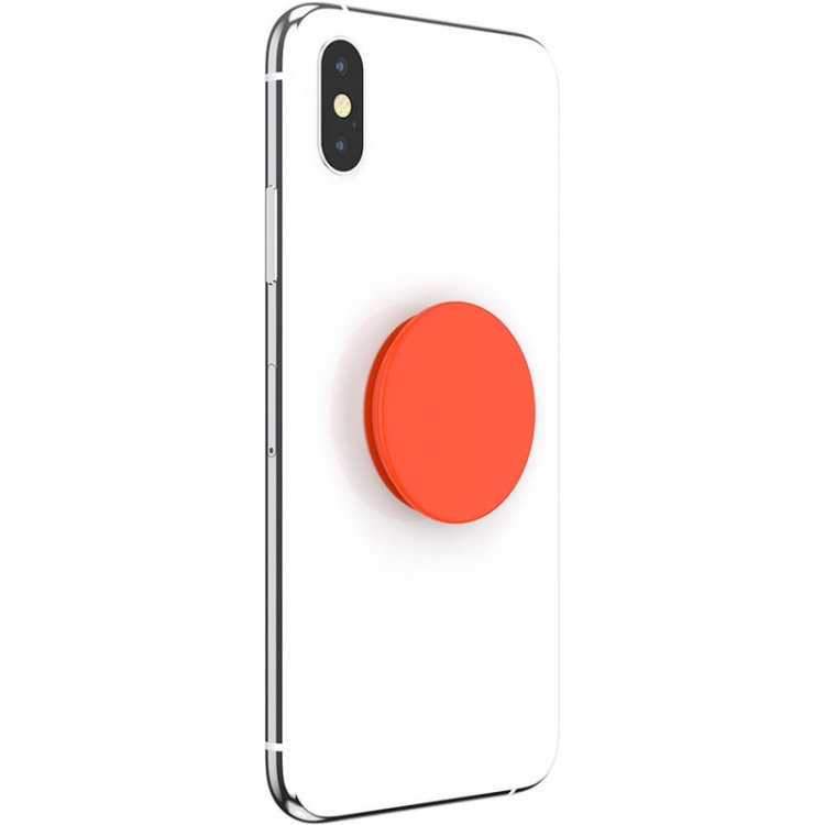 PopSockets Neon Electric Orange Avtagbart Grip med Ställfunktion