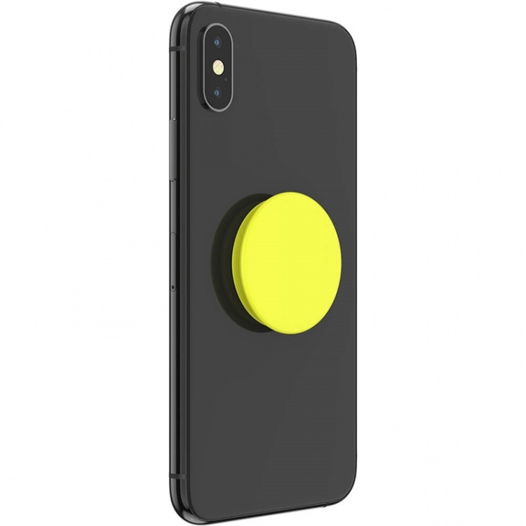 PopSockets Neon Jolt Yellow Removable Grip with Standfunction