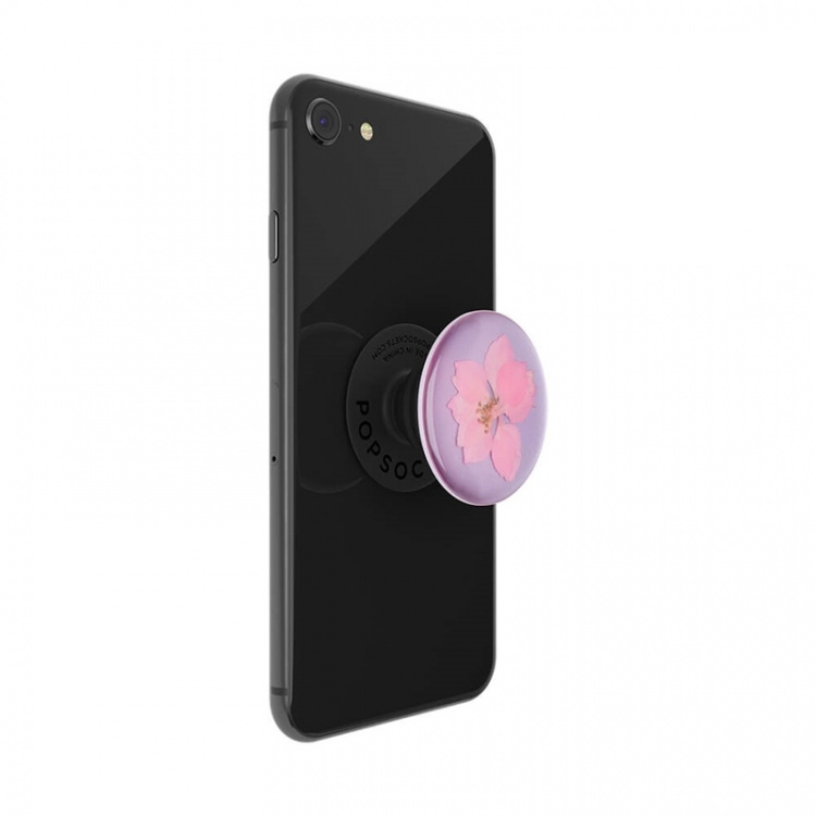 PopSockets Pressed Flower Delphinium Removable Grip with Standfunction Premium